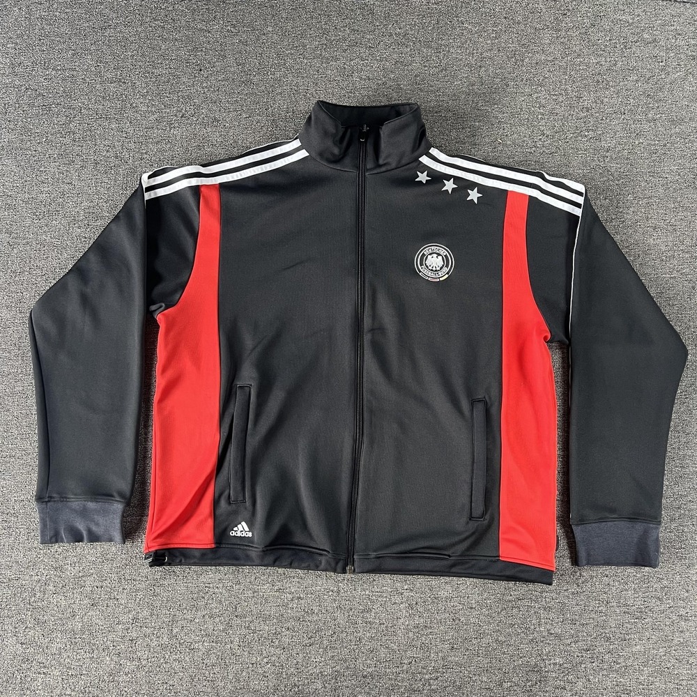 Germany National Team Jacket Mens XL Black Adidas Soccer Football World Cup